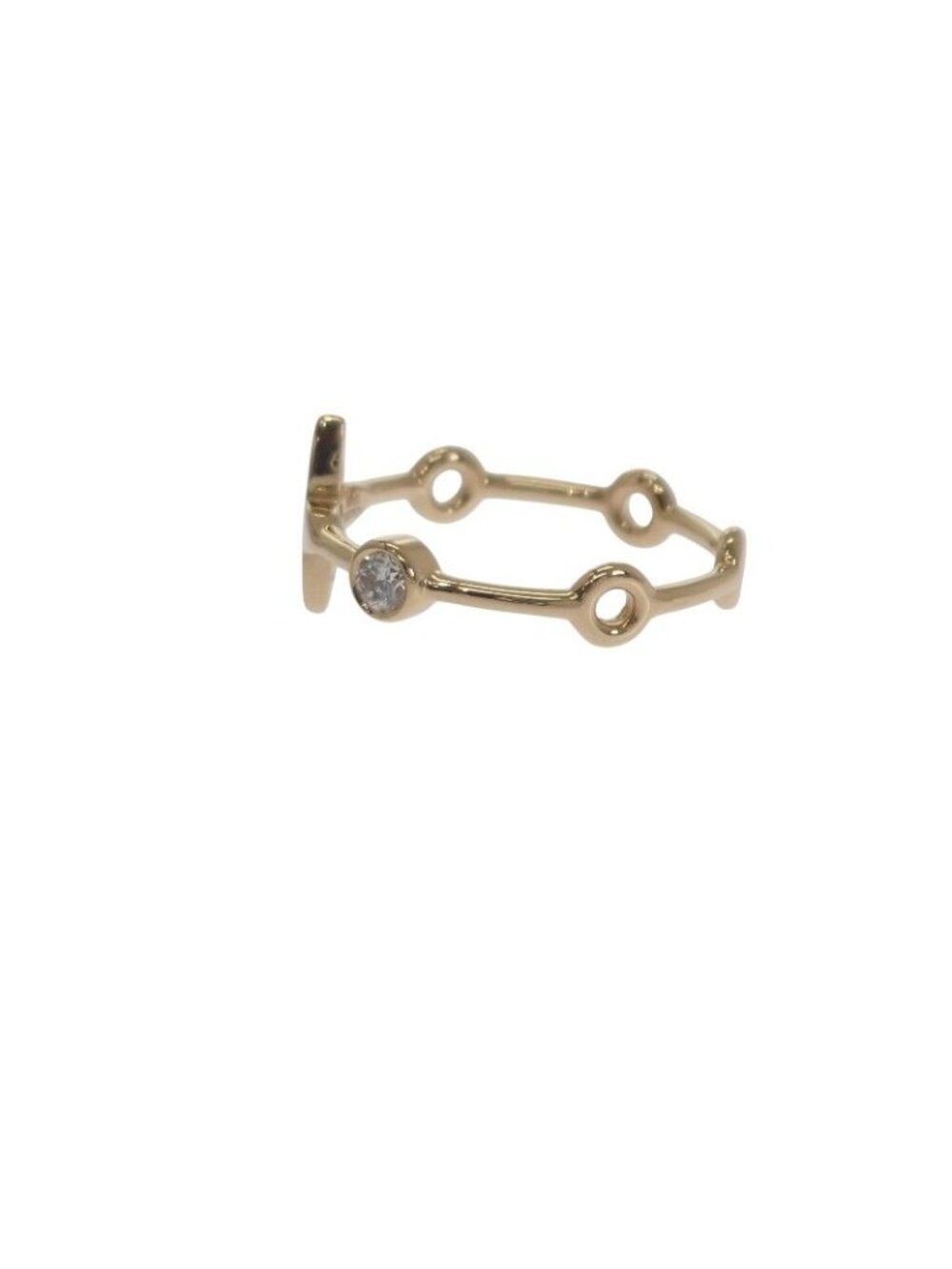 Louis Vuitton Monogram Skin 2 P No 10 Q9 A72 Ring 18K Yellow Gold Diamond - Picture 7 of 10